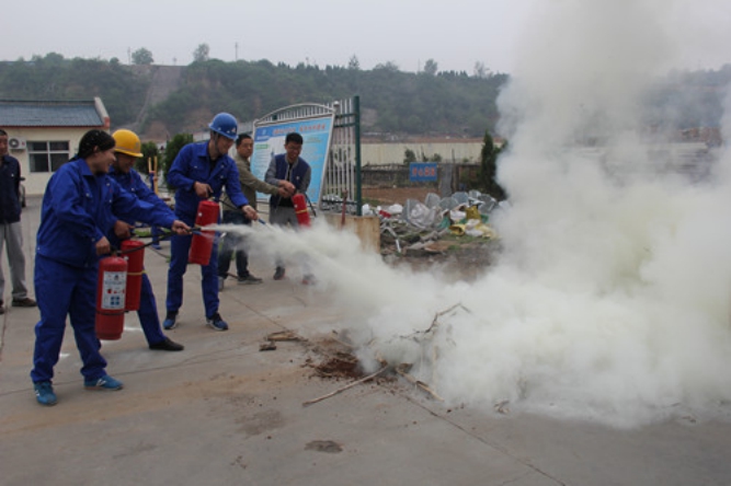 市水务发展有限公司开展火灾消防演练